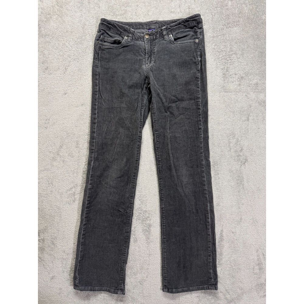 Patagonia Corduroy Pants Women's Size 27 Gray Measured 31x29 Casual